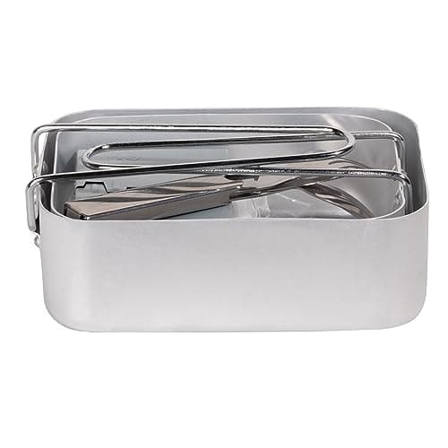 Hardys 6pc Camping Essentials Mess Kit - Compact Set with Camping Stove, 3pc Cooking Utensils Set, 2 Mess Tins, 4 Fuel Blocks - Ideal for Hiking, Festivals, Survival Equipment — view 5