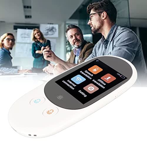 SIXRUN Language Translator Device, 126 Languages Online Translator (White) — view 2