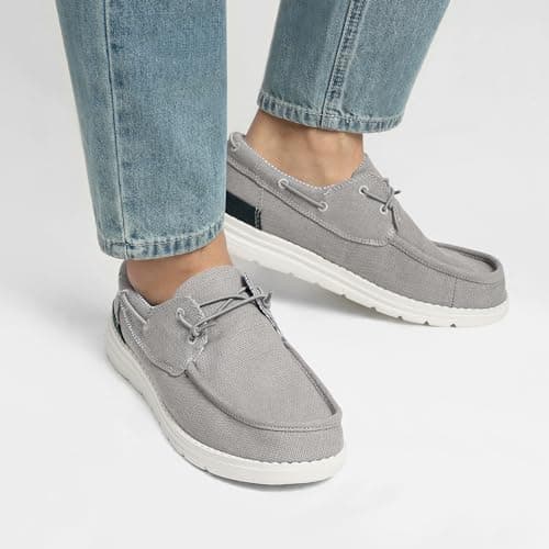 Bruno Marc Men's Slip-on Loafers Shoes,Size 12,Grey,SBLS223M — view 2