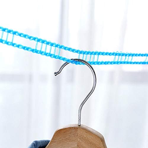 XINGSUI 2 Pcs Windproof Clothesline,Portable Travel Clothesline(Blue,Green) — view 6