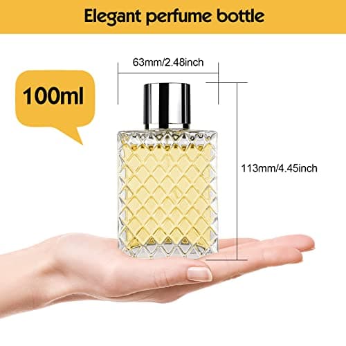 Ysimple 100ml Refillable Perfume Atomiser, Clear Glass Travel Spray Bottle — view 2