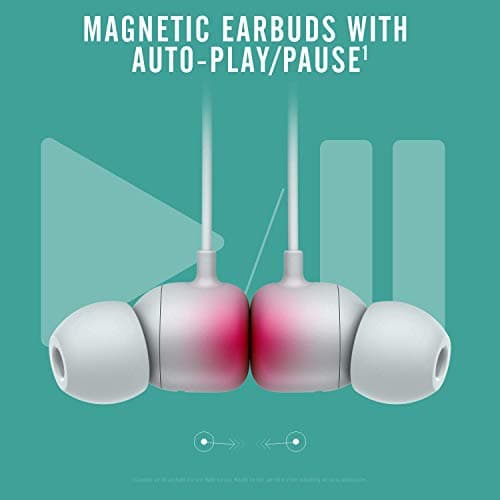 Beats Flex Wireless Earphones – Apple W1 Headphone Chip, Magnetic Earbuds, Class 1 Bluetooth, 12 Hours of Listening Time, Built-in Microphone - Smoke Grey — view 4