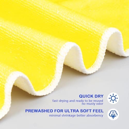 5 Pack Oversized Beach Towel, 92 x 193 cm Microfiber Lightweight Beach Towel Quick Dry Sand Free Pool Towels Bulk for Adult Women Men Travel Sport Swimming Vacation Essential Gift (Stylish Color) — view 4