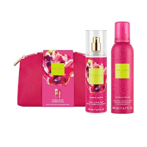 Ted Baker Fusion Cosmic Crush Cosmetic Bag Gift Set, 2x 200ml