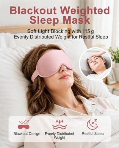 Facemoon Blackout Sleep Mask, Soft Silk-Feel 3D Eye Mask for Women — view 2