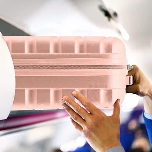 Flight Knight Lightweight 4 Wheel ABS Hard Case Small Suitcase Approved for Over 100 Airlines Including easyJet, British Airways, Ryanair, Jet2, Emirates & Many More - Carry On 55x35x20cm — view 5