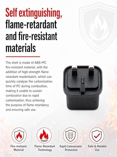 YIMINGOUFEI 5V 2A 10W UK Charger, USB-A Port, 100-240V, Black — view 3
