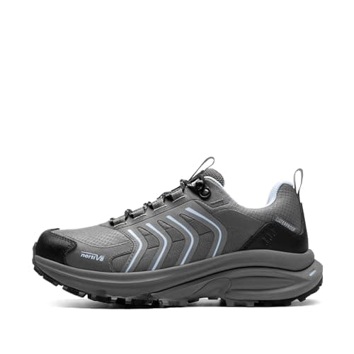 NORTIV 8 Women's Waterproof Hiking Shoes,Size 5.5,Dark Grey — view 4
