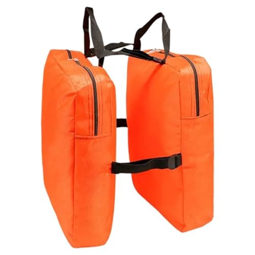Yunmeryker Suitcase Organizer Hanging Luggage Organizer Travel Accessories Luggage Organizer Garment Bag Over Luggage Waterproof Oxford Easy to Attach and Remove, Orange