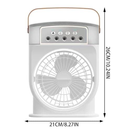 Misting Fan - Quiet Cooling Spray, Lightweight Summer Air Cooler — view 6