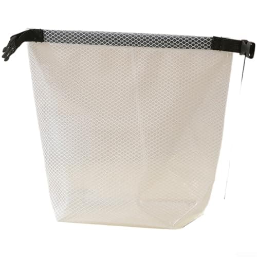 Travel Makeup Bag Large Opening for Organised Storage(White)