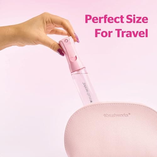 Brushworks Fine Mist Mini Spray Bottle – Refillable 80ml Travel Sized Sprayer for Hair Care, Styling, Curls, Skin Hydration, Plant Care & More – Portable, Versatile & Cruelty-Free — view 2