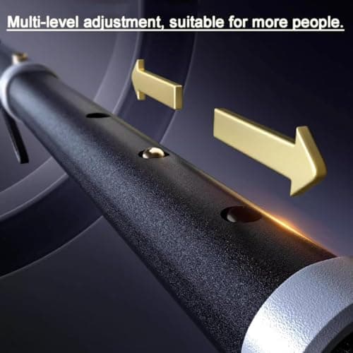Nordic Walking Poles Telescopic Walking Lightweight T-handle Hiking Stick Adjustable Dual-purpose Hiking Poles For Women And Men, Black, 38~105cm — view 4