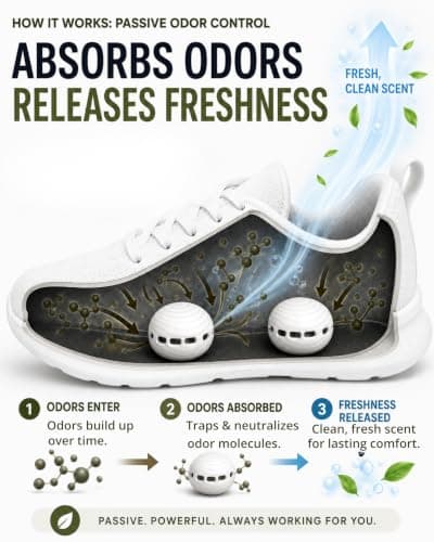 Shoe Deodorizer Balls Linen Long-Lasting Boot Smell Remover by Perfa — view 3