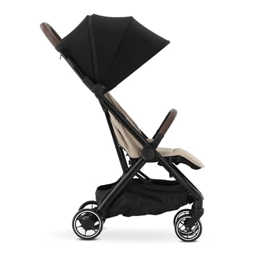Deryan Air Travel Buggy - Cabin Approved - Compact Stroller & Travel Bag 8 kg - Travel Stroller for Life On The Go - Foldable & Lightweight - Suitable from Birth to 4 Years (0-4 Years) - Nougat — view 2