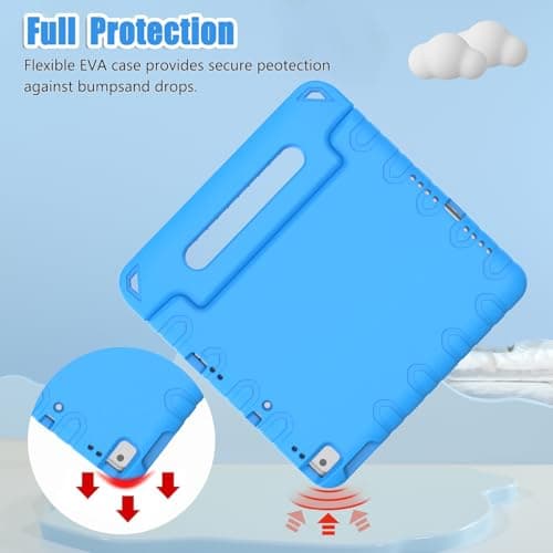 Surom Case for iPad 9th 8th 7th Gen 2021/2020/2019 10.2 Inch, Blue — view 6