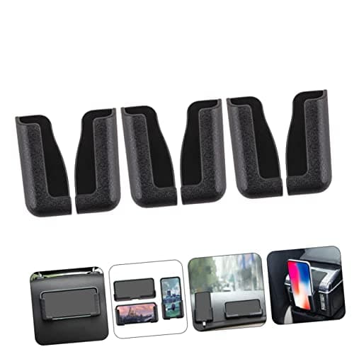 NUOBESTY 6 Pack Car Phone Mount Black Adhesive Dashboard Bracket — view 6