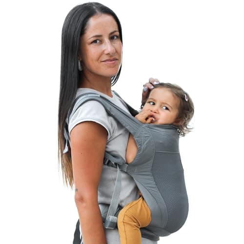 Beco Fly Lightweight Toddler Backpack Carrier, Foldable, 7-20 kg, Grey