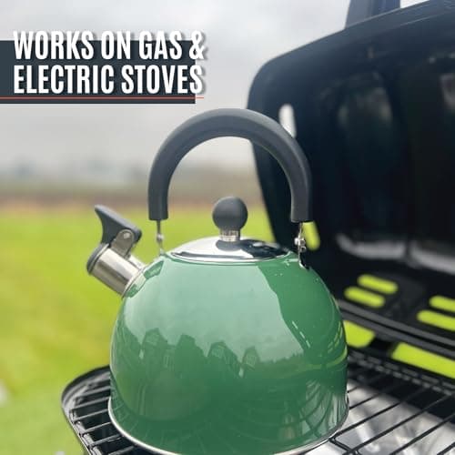 Milestone Camping 24869 2L Whistling Camping Kettle/Pouring Spout and Heat-Resistant Folding Handle/Camping, Fishing, Workshops and Garages — view 5