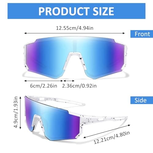 Xiansini 3 PCS Kids Sunglasses for Boys Girls UV400 Protection Childrens Sunglasses Set, Lightweight Sports Sunglasses for Kids Cycling Running Outdoor, Sun Glasses Kids, UV Protection Sunglasses — view 2