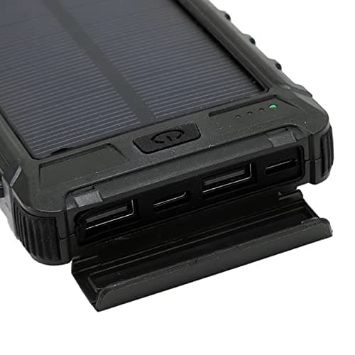 SIXRUN Portable Solar Phone, 20000mAh with and Flashlight (Black) — view 4