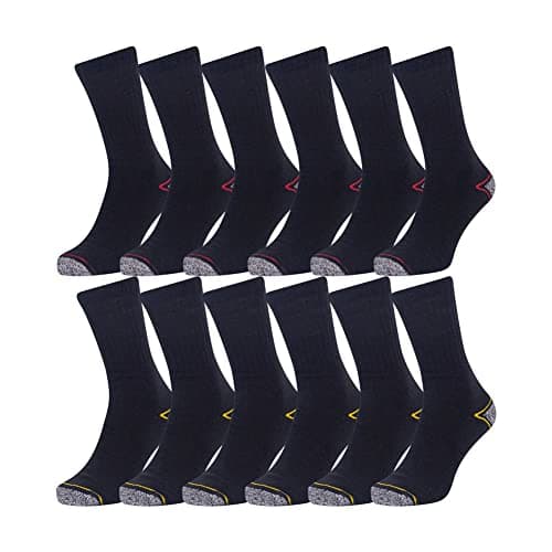 Iron Mountain IMSCK221 Mens Multipack Workwear Heavy Duty Recycled Cotton Padded Work Socks & Duracell Plus 9V Batteries (Pack of 2) - Alkaline - 100% Life Guaranteed — view 2