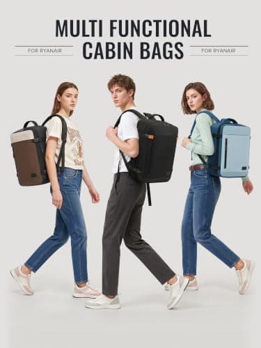 For Expandable Ryanair Cabin Bags 40x30x20 Underseat Luggage Travel Bag — view 2