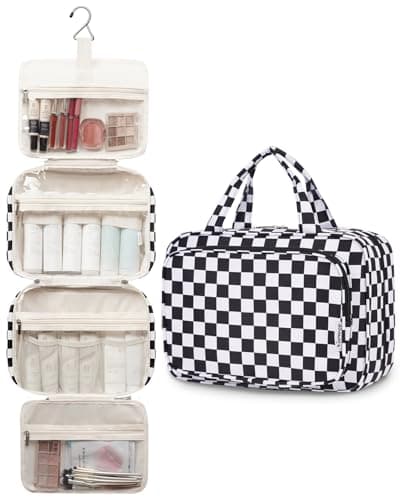 Narwey Large Hanging Travel Toiletry Bag for Women, Wash Bag for Toiletries — view 4