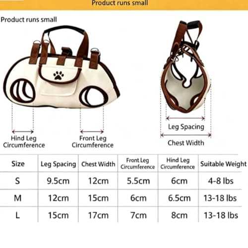Purse Dog Carrier with Adjustable Strip for Small Dogs — view 4