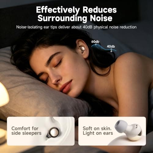 FADCAMELOS Aesthetic Upgraded Wireless Earbuds 2-in-1 with Day & Night Modes (Vintage Gold) — view 6