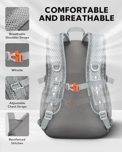 Waterfly 15L Lightweight Packable Backpack Foldable Daypack for Hiking — view 4
