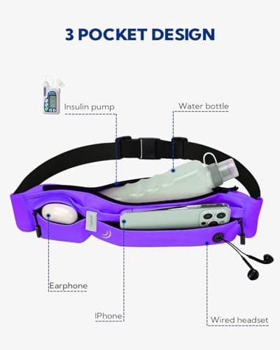 Waterfly Running Belt Bum Bag: Runner Marathon Jogging Men Women — view 4