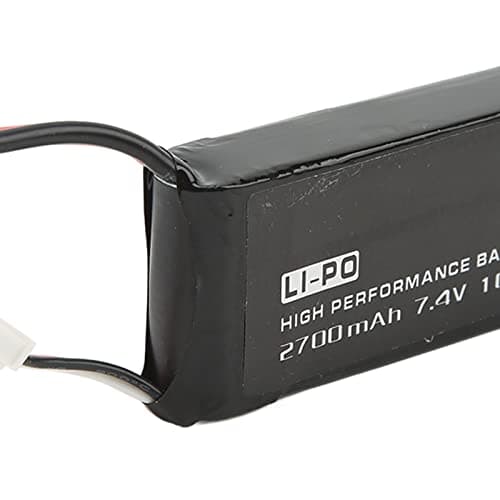 Jenivaint RC Drone Lipo Battery, Li 7.4V 2700mAh 10C EC2 Female Plug Replacement Pack, for H501S Drone 4 Axle RC Car Boat Remote App Controlled Vehicle Parts — view 2