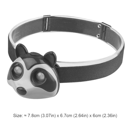 Cymwer Kids Camping Essentials, Fox LED Kids Headlamp, Rechargeable Cute Animal Headlight Angle Adjustable Outdoor Head Torch Birthday Gifts for Toddlers — view 6