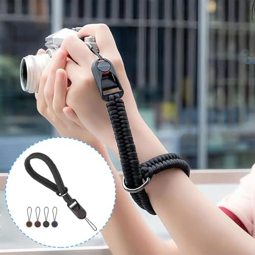 Black Fast Camera Strap with 4 Color Quick Release Buckle for Photographers — view 6