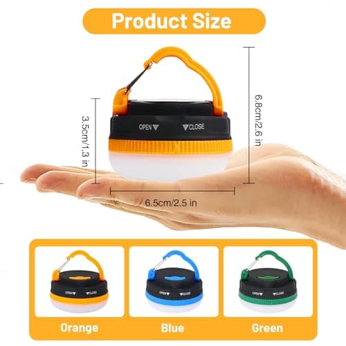 Camping Lantern LED Tent Light with Magnetic Base Outdoor Camping Lights — view 2
