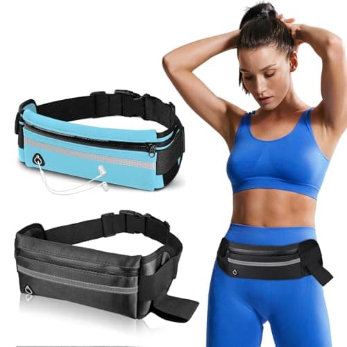 2 Pack Adjustable Running Belts for Women Men Suitable for All Phones — view 6