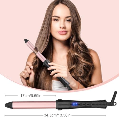 UNOBEY 25mm Ceramic Curling Iron Wand for Short & Long Hair — view 6