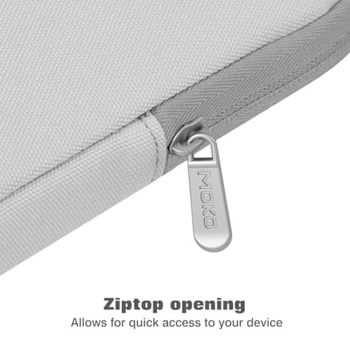 MoKo 9-11 Inch Tablet Sleeve Bag with Soft Padded Lining — view 5