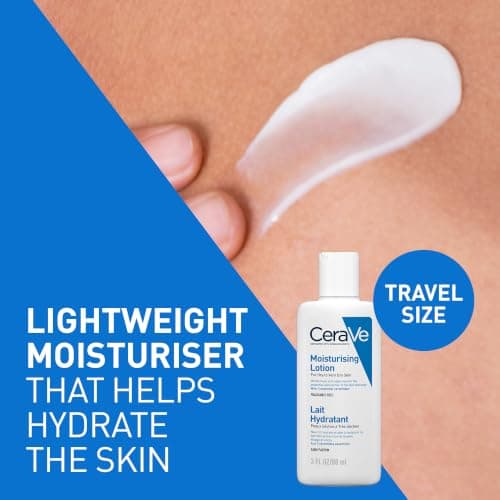 CeraVe Moisturising Lotion for Dry Skin with 3 Ceramides, Travel Size, 88ml — view 2