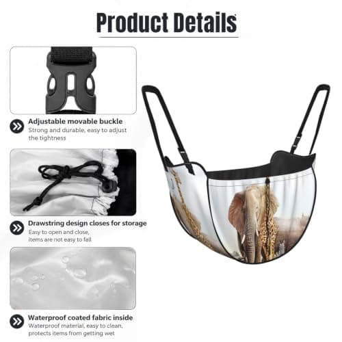 Alliya Animal Safari Car Seat Organizer Miscellaneous Sorting Bag Seat Backrest Bag — view 4