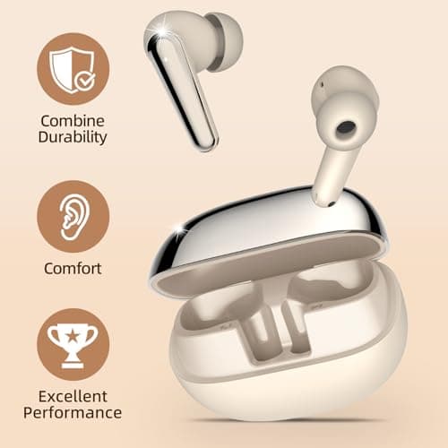 CXPSUE Wireless Earbuds 2 Pack, ANC in-Ear Bluetooth Headphones, Big Bass Durable, Lightweight Design for Noisy Factories, Gym, and Travel, 60 Hour Long Playtime — view 4