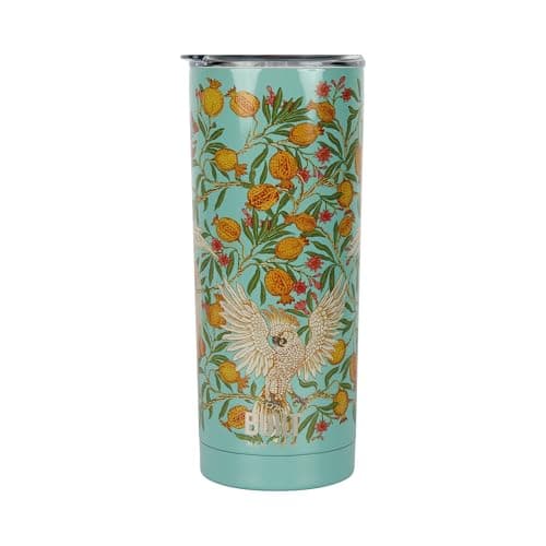 Built Stainless Steel Travel Mug with Lid, V&A Design, 590 ml (20 oz) - Cockatoo, Turquoise — view 4