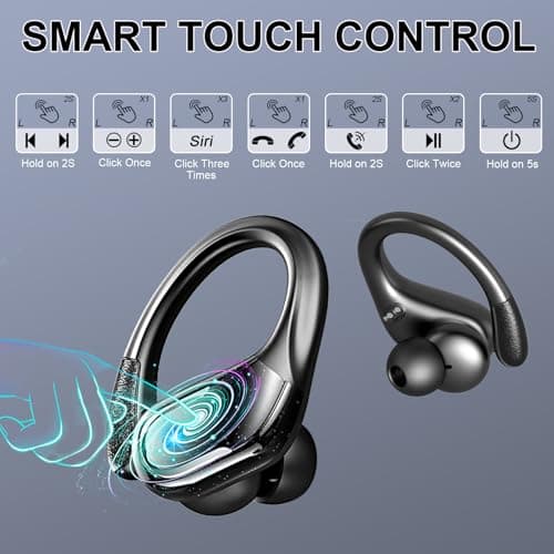 Rulefiss Wireless Earbuds Sport, 2026 75H Bluetooth 5.4 Headphones HD Sound — view 6