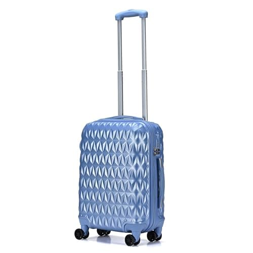 CMY Suitcase 20 Inch Cabin Hard Shell Lightweight ABS Carry-On Luggage