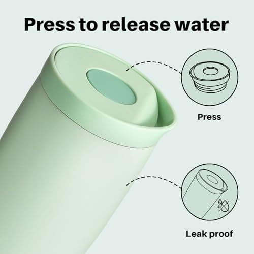 BOTTLE BOTTLE Travel Mug (Green, 500, Milliliters) — view 4