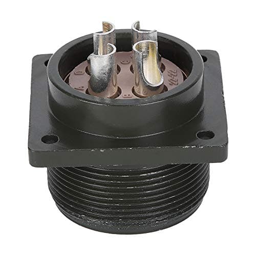 Aviation Socket 4 Pin, Industrial Grade Alloy Equipment Plug, 2.2KW 5.5KW Power Military Standard Connector for Motors and Hardware Tools, High Temperature with Wear Proo
