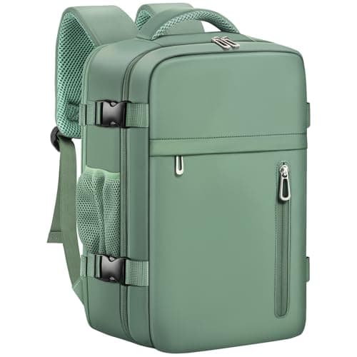 OTAHGK Cabin Bags 40×30×20 for Ryanair Underseat Carry-ons Travel Backpack Hand Luggage Bag Cabin Size 24L Flight Rucksack Casual Daypack School Office Backpack Fit 14 Inch Laptop-Green