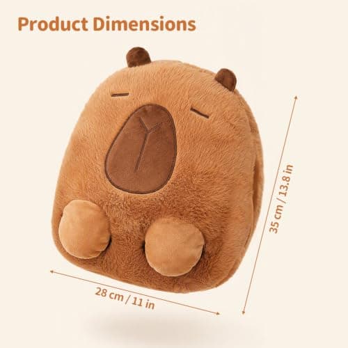 Zogxyc Heated Foot Warmers, 2 in 1 Capybara USB Foot Warmer Hand Warmer — view 2