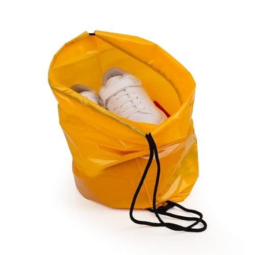 Shelver 2 x Plastic Drawstring Bags for PE, Swimming, Sports, Gym, Shoes, Crossbody Carry Athletic Style — view 2